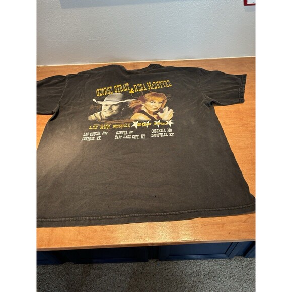 George Strait Reba McIntire with Lee Ann Womack 2011 Tour Tshirt Size XL - Picture 5 of 6